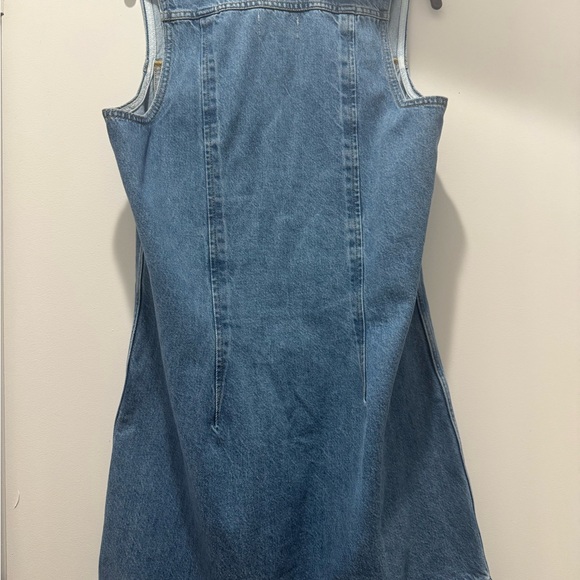 Frame Trucker Denim Mini Dress in size Medium - Picture 5 of 5